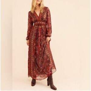 Ranna Gill | Anthropologie | Ceret | Long Maxi Dress | size 2